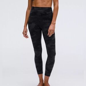 Lululemon Heritage 365 Camo Deep Coal Multi Align Leggings